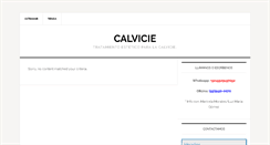 Desktop Screenshot of calvicie.info